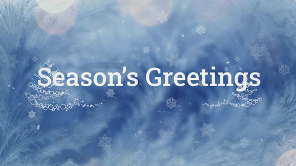 Season's Greetings & Opening Hours