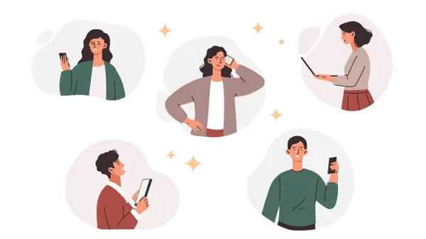 simple illustrations of people